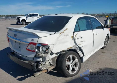 2011 Toyota Corolla S from USA, damaged, VIN 2T1BU4EE5BC604077